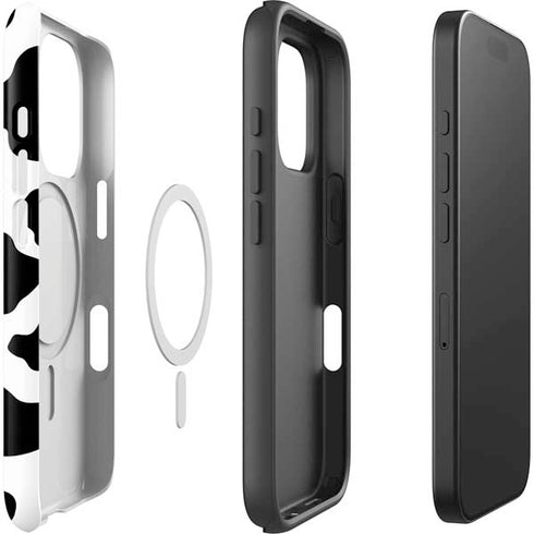 Cow Print iPhone 16 Pro Max Magsafe Impact Case